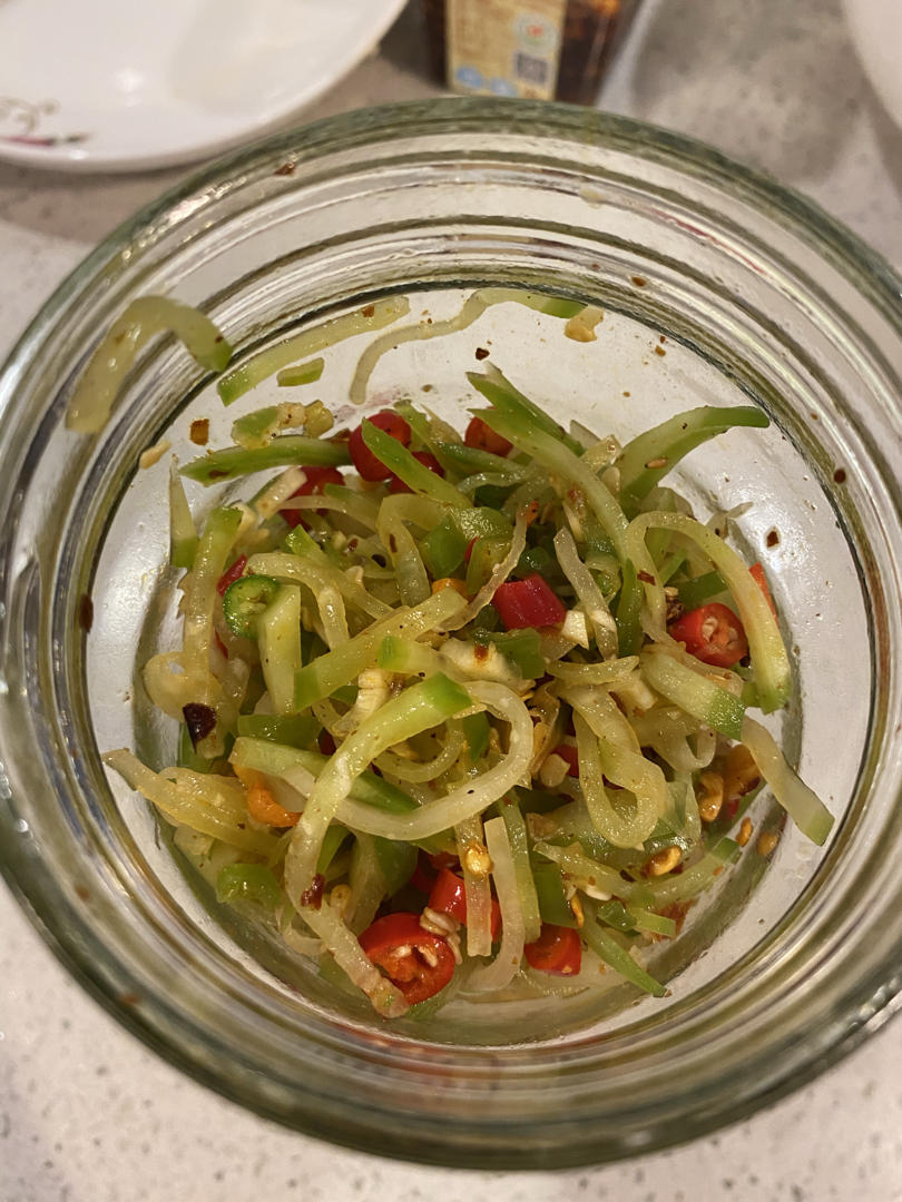 樱花蝶恋做的酱腌青萝卜丝超爽脆