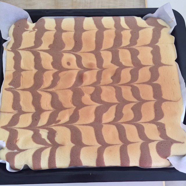 斑马纹戚风蛋糕