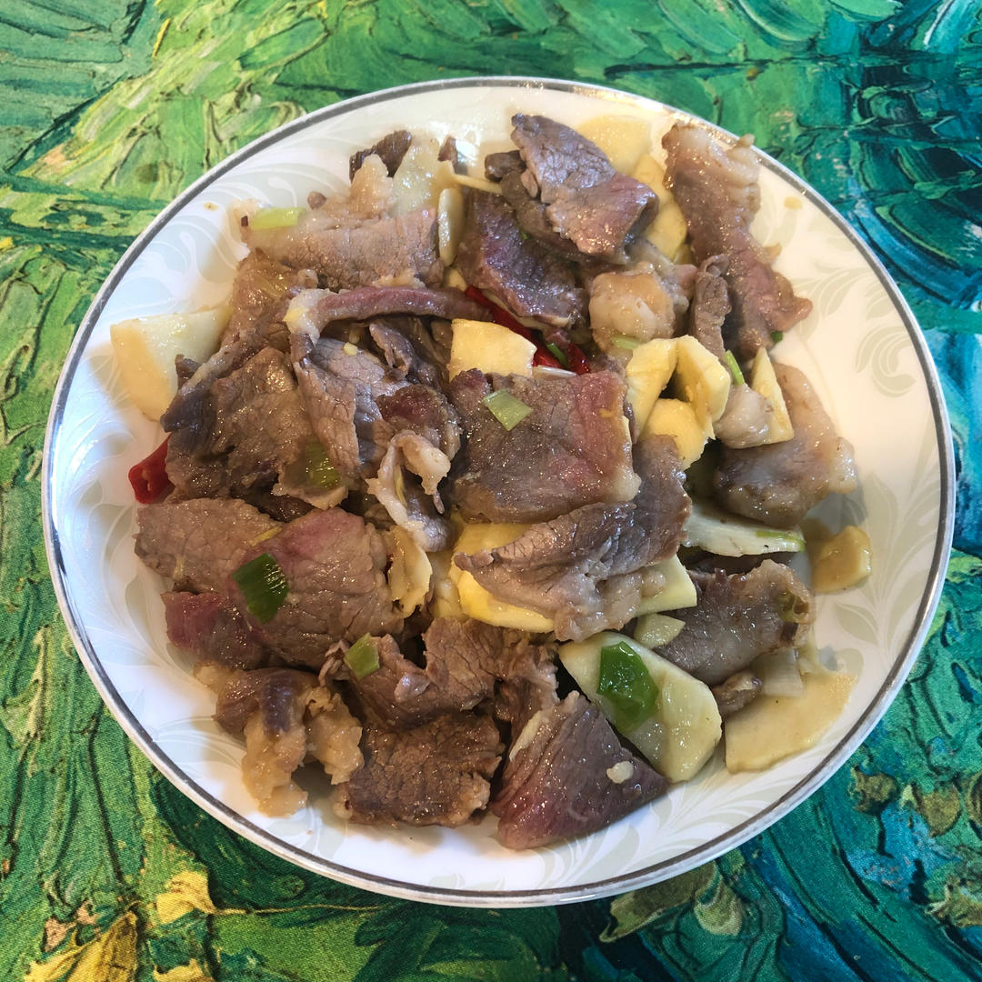冬笋炒腊肉