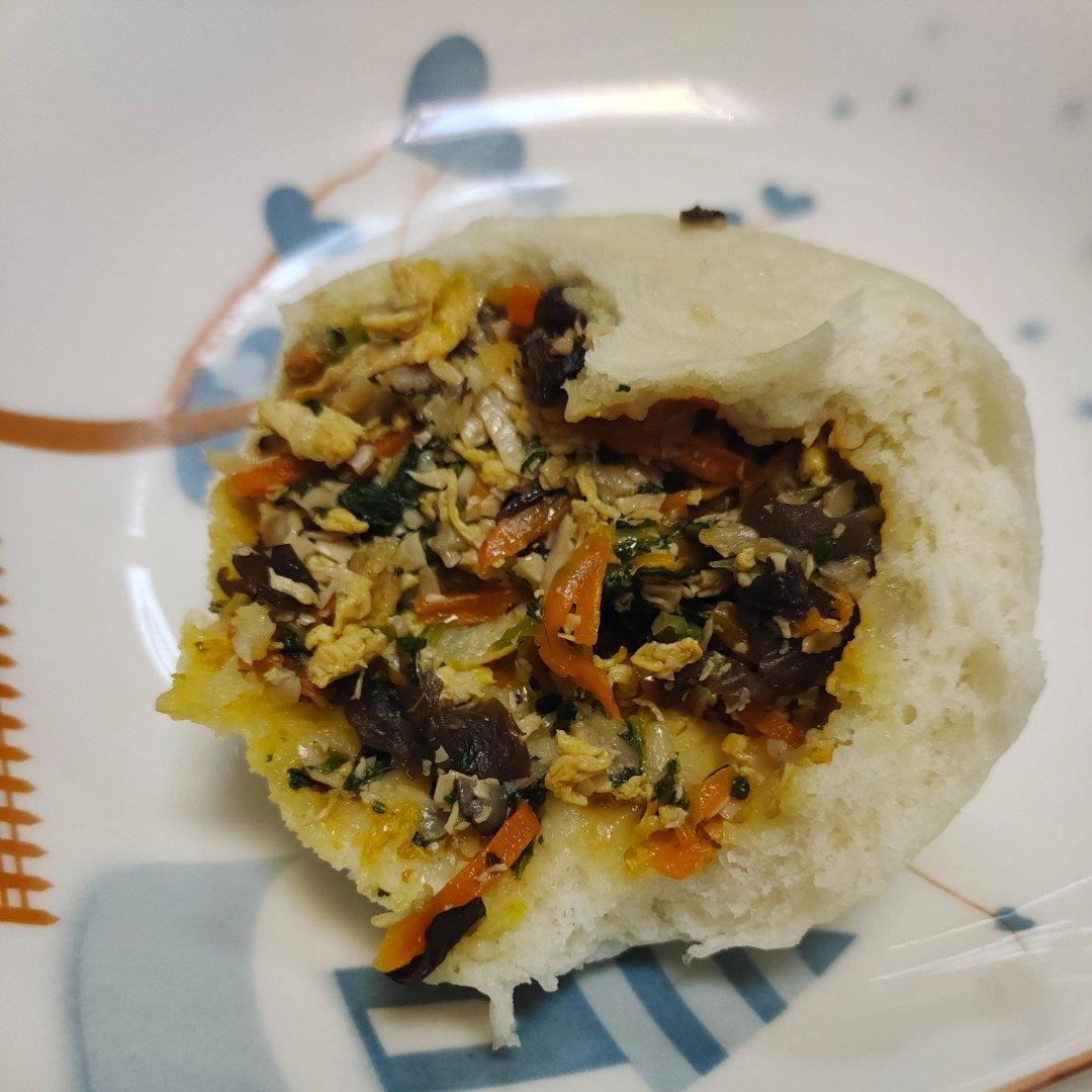 孩子最喜欢吃的素馅儿包子（含虾皮）