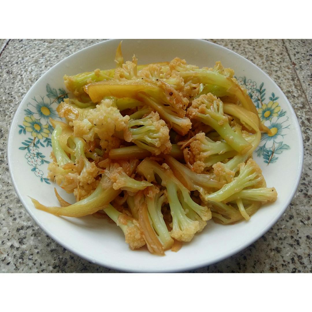 老丁的私房菜-干锅花菜