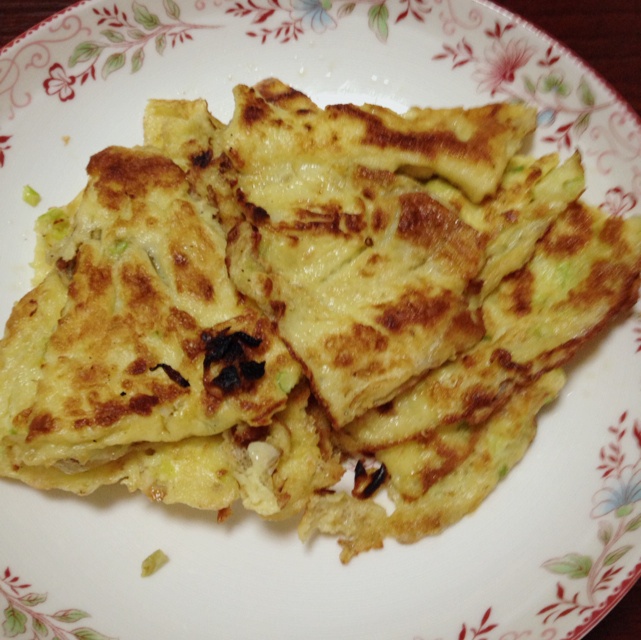 葱花鸡蛋饼