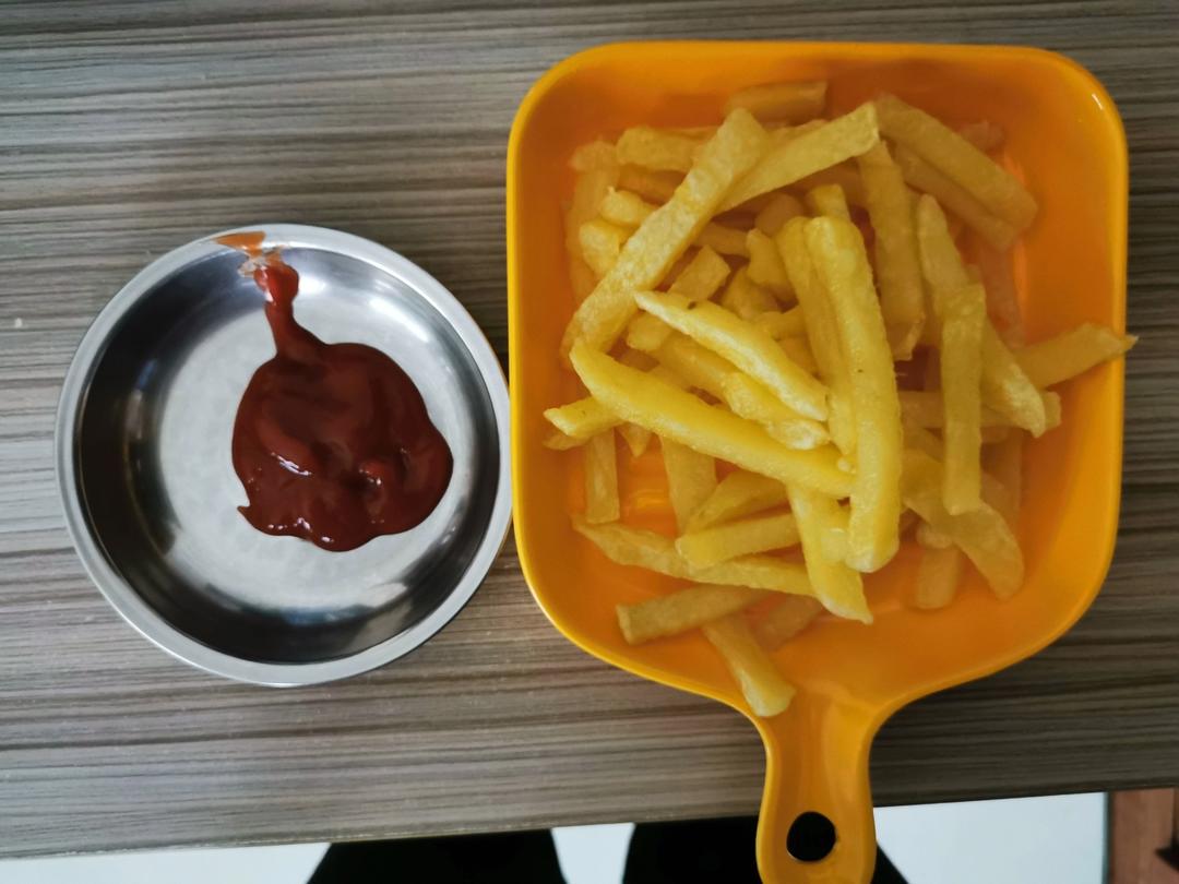 最简单炸薯条，比买的还好吃