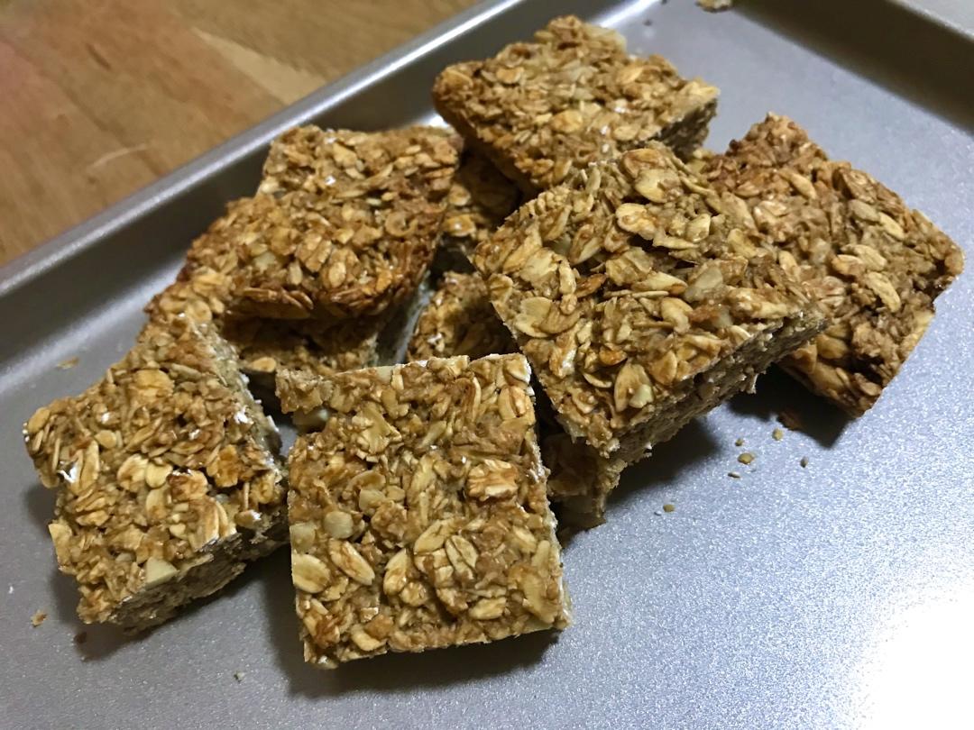 【健身厨男】微波炉燕麦饼干