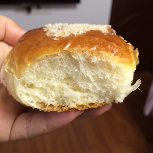 sunflower晴天做的奶油软面包