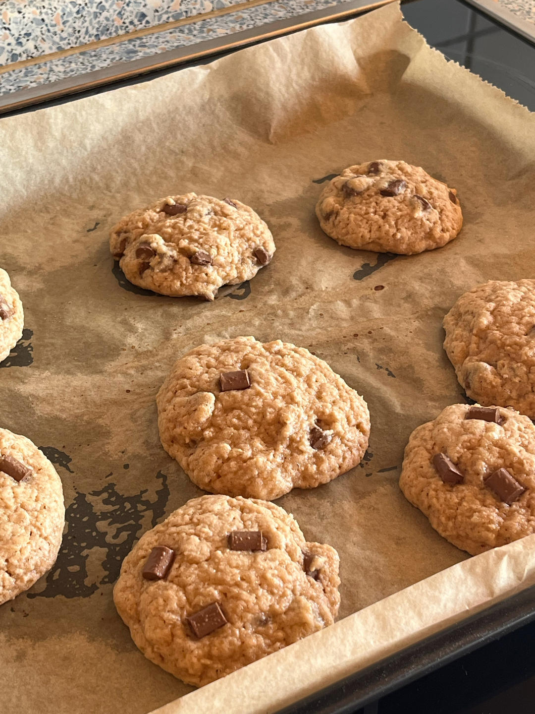 Vegan chocolate chip cookies