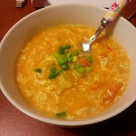 西红柿鸡蛋疙瘩汤