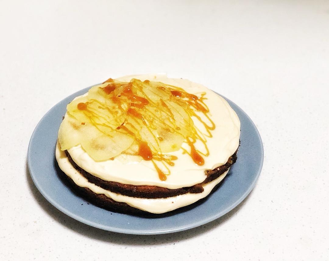 Domi’s 咸味焦糖雪梨蛋糕