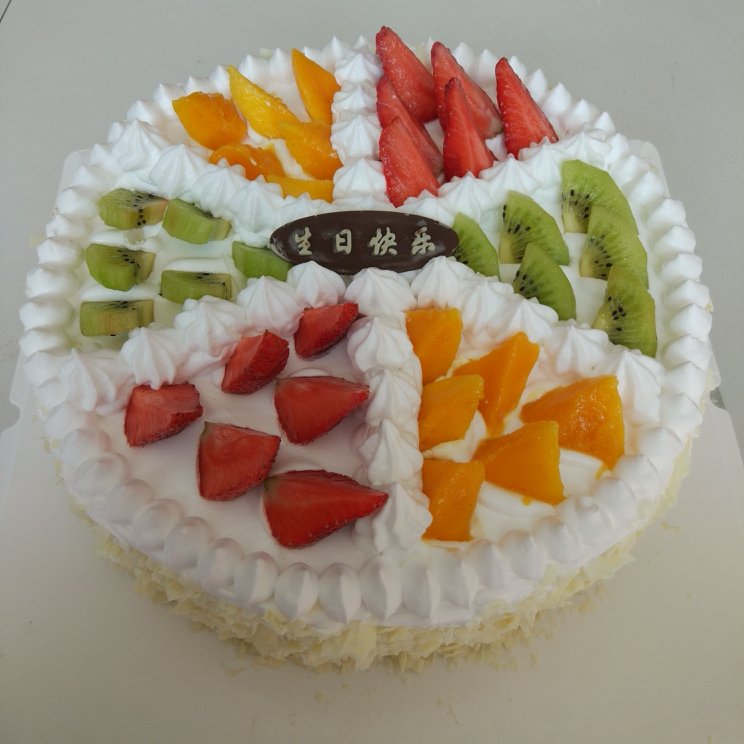 彩虹水果蛋糕详细步骤