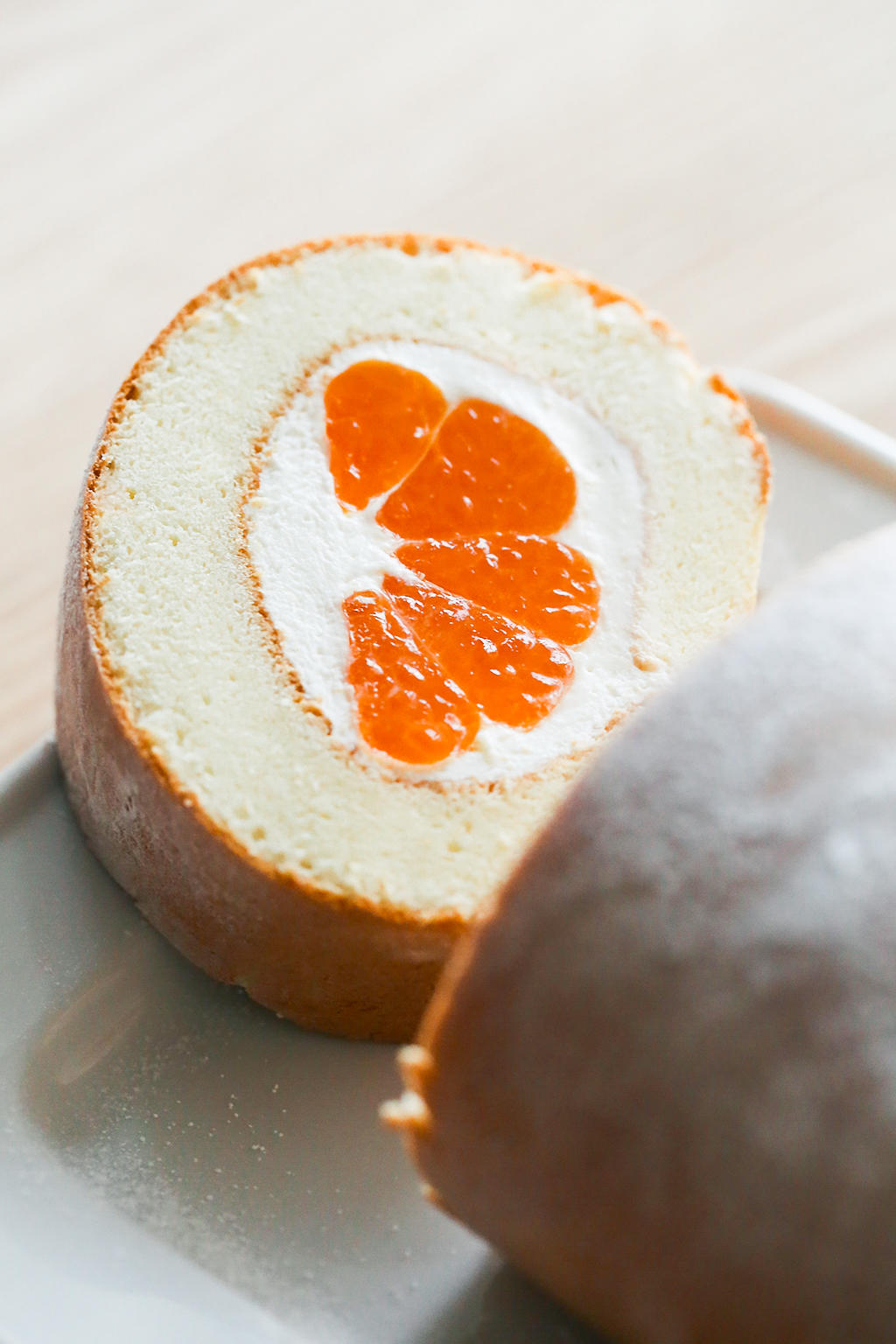 半个桔子卷（蜂蜜蛋糕体）