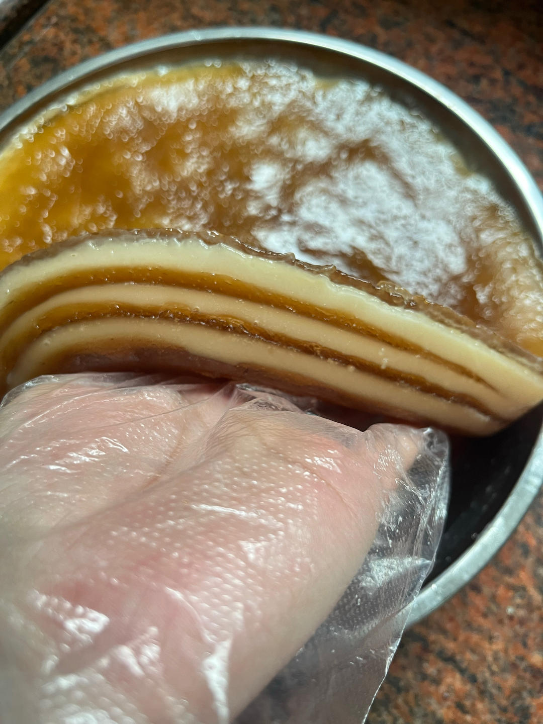 偏甜一点の千层糕（不爱椰浆版）•千层牛奶马蹄糕的做法