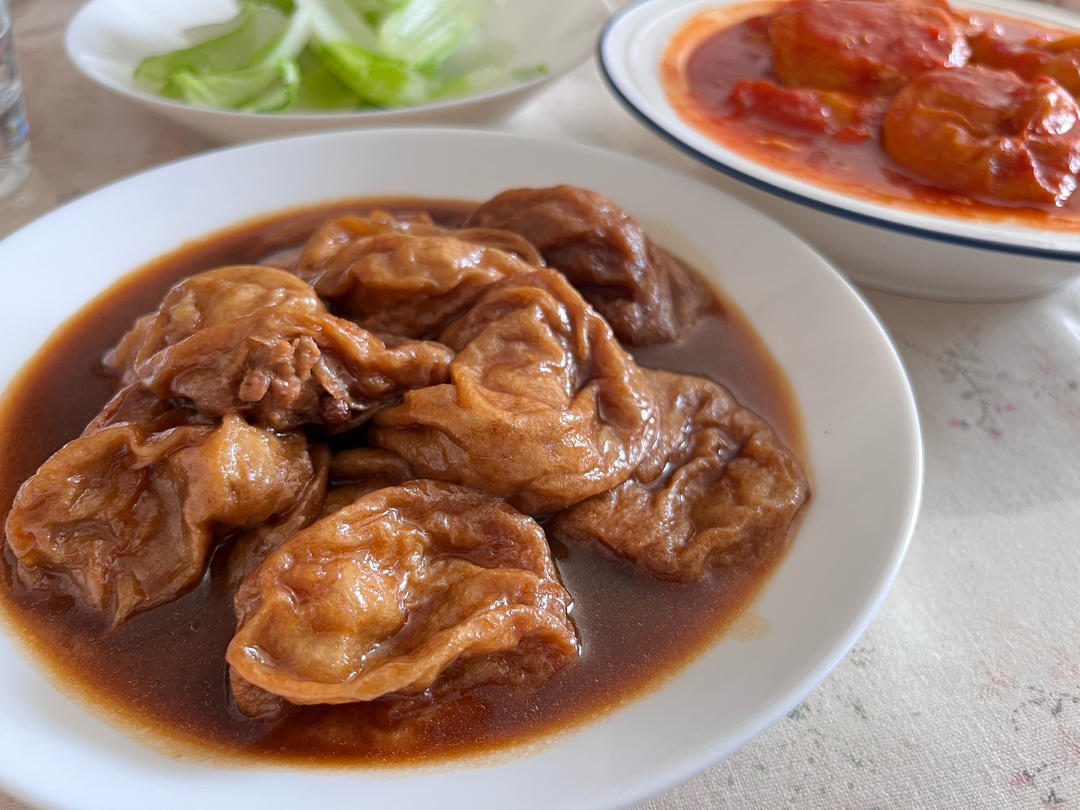 【上海本帮菜】油面筋塞肉（汤汁超下饭）