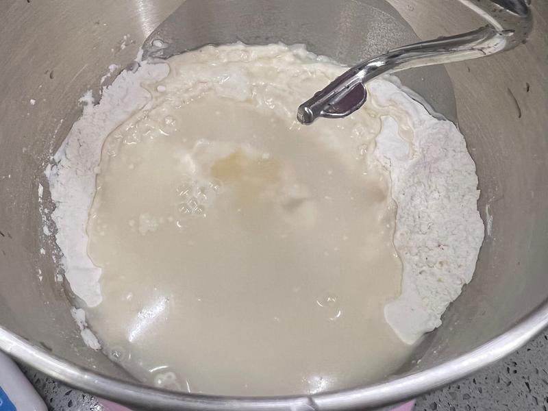 纯奶手撕吐司的做法 步骤1