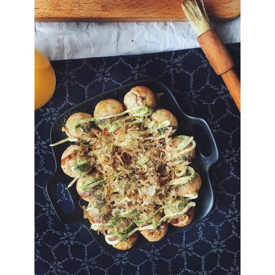 章鱼烧(章鱼小丸子)--简易版&升级版