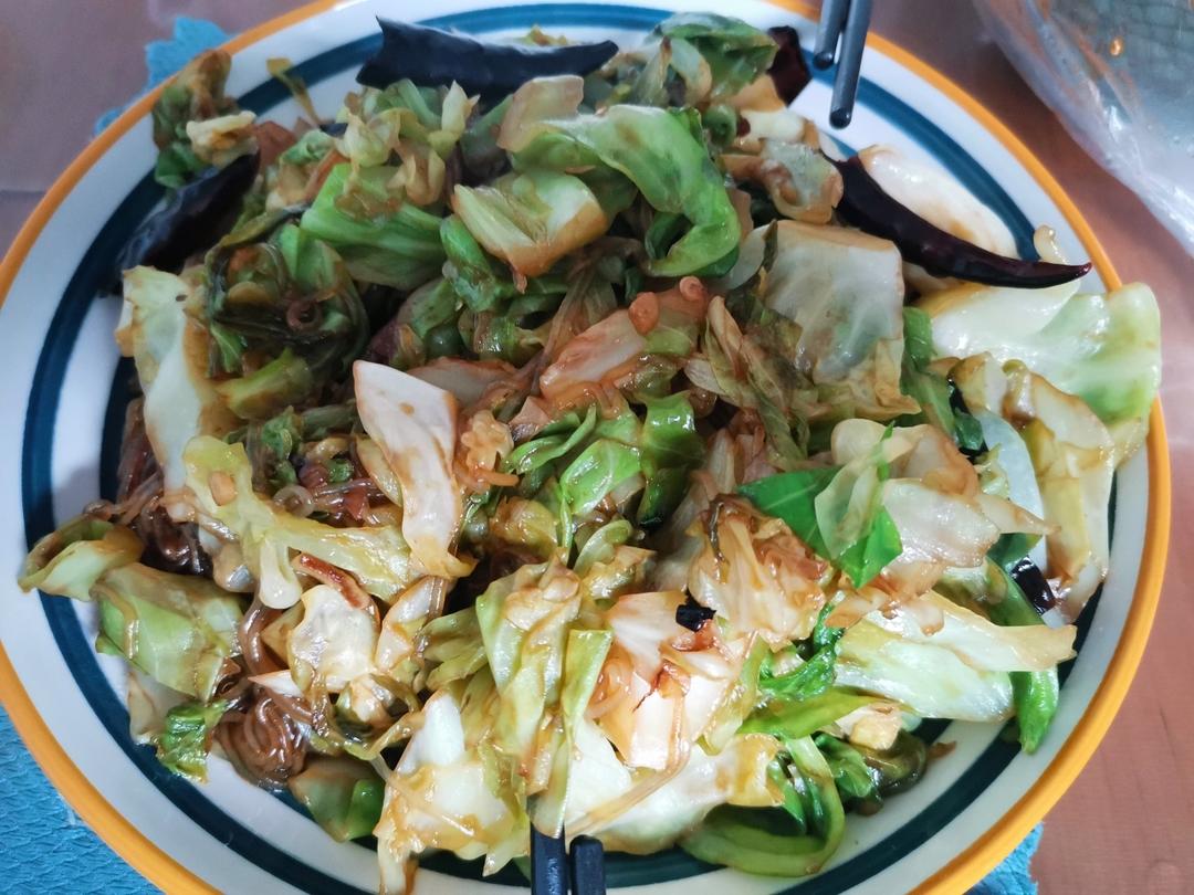 包菜粉丝（粉丝炒包菜）