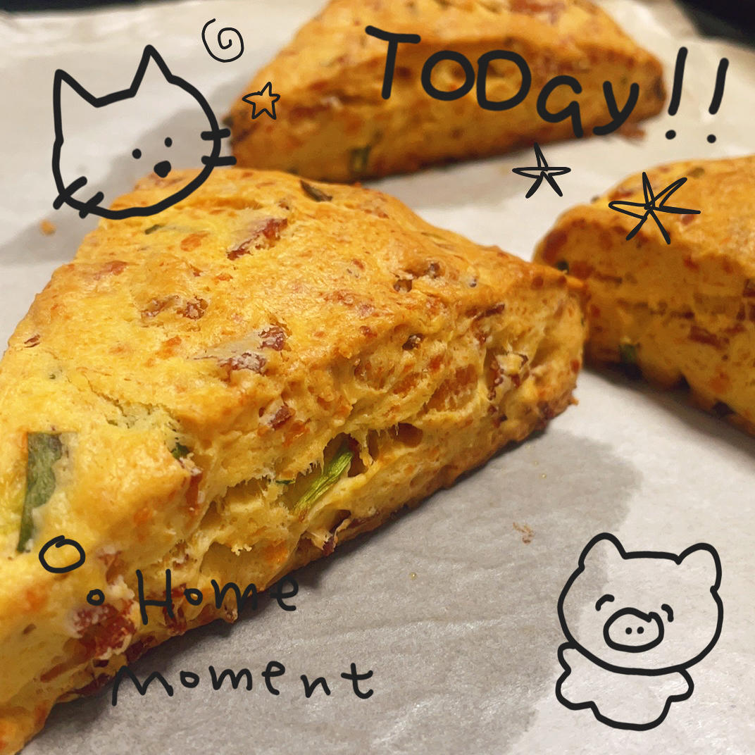 超级好吃的咸味司康Savoury Scones