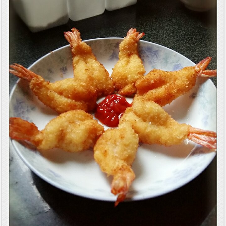 煊妈咪瞎捣腾做的琵琶虾形似乐器琵琶