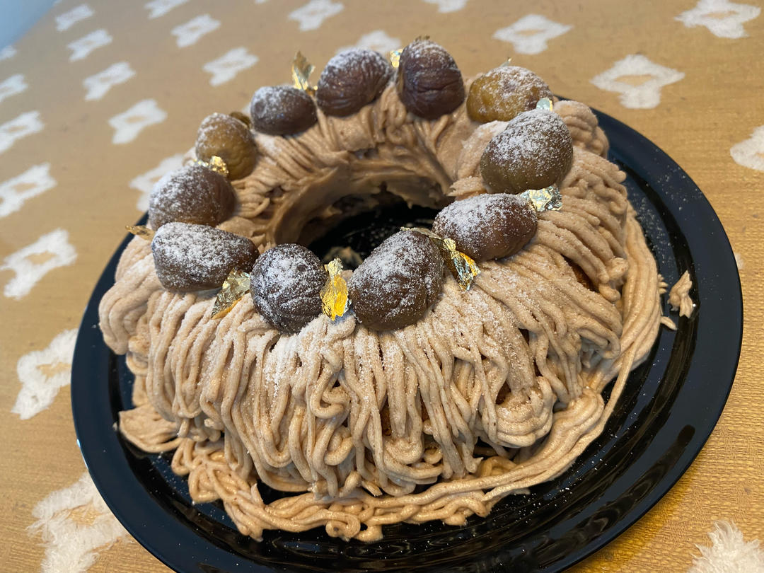 复刻Chef Julien Albarez的蒙布朗栗子磅蛋糕🌰