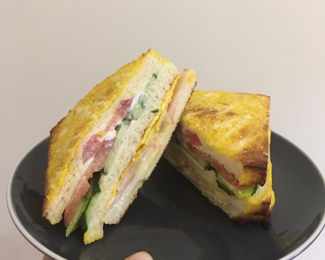 烤三明治🥪的做法