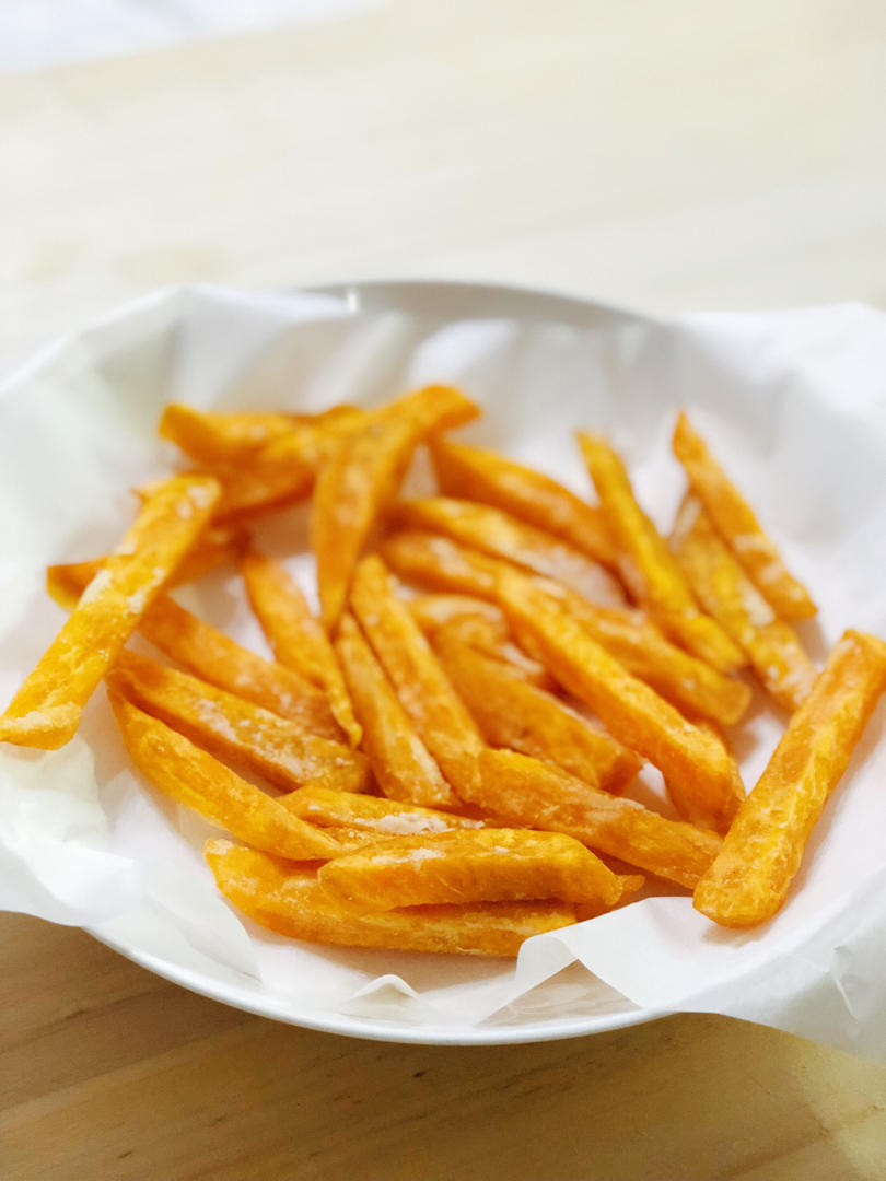 自制炸红薯条（比外边卖的更好吃）