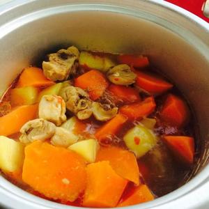 萝卜土豆鸡腿焖饭（电饭锅版）的做法 步骤4