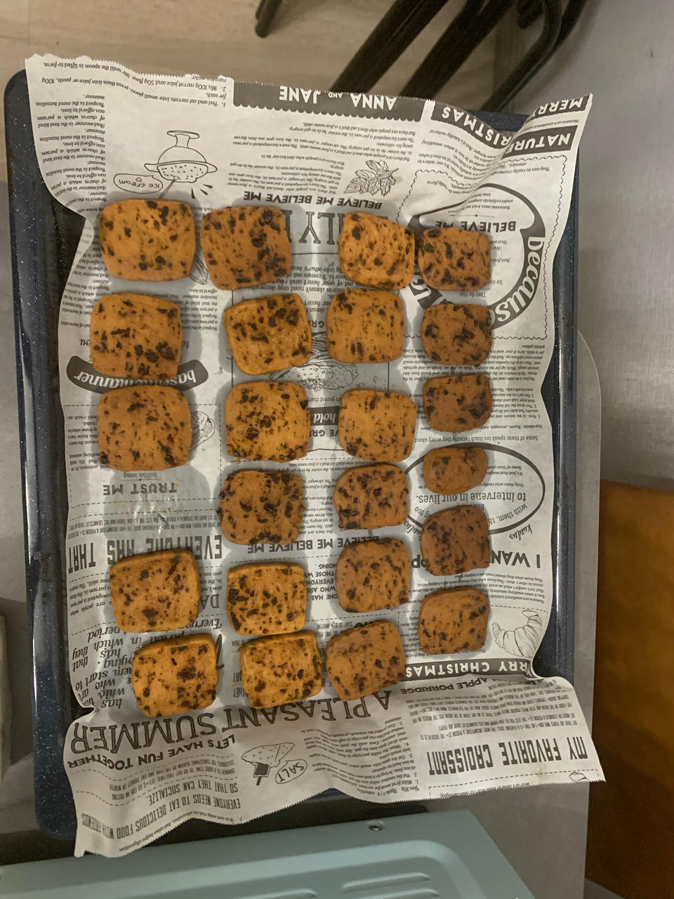 低糖少油版蔓越莓饼干