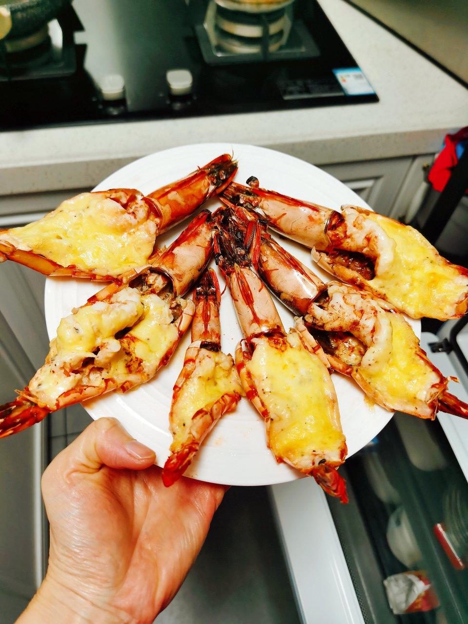 芝士焗大虾【7月北鼎烤箱食谱】