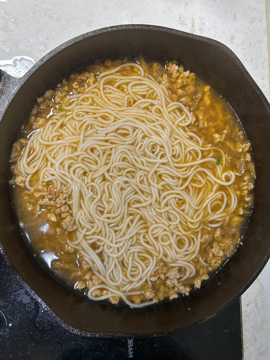 超快手的榨菜肉沫粉丝汤
