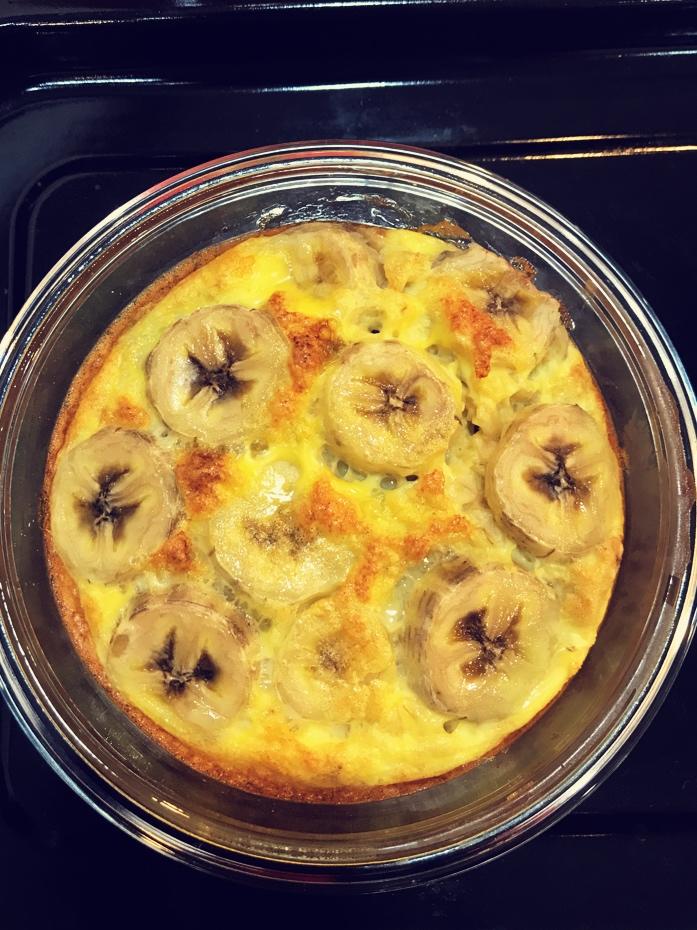 蛋烤香蕉牛奶燕麦片（超强饱腹健康低脂）