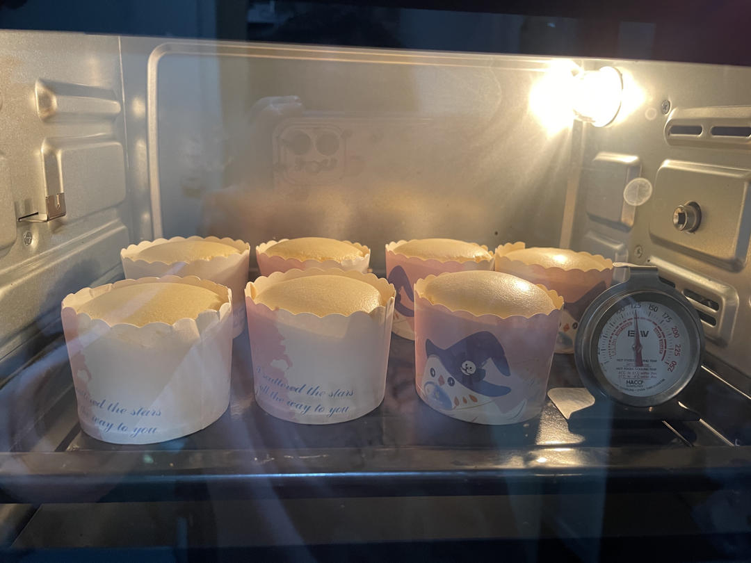 纸杯蛋糕 8寸戚风蛋糕的量