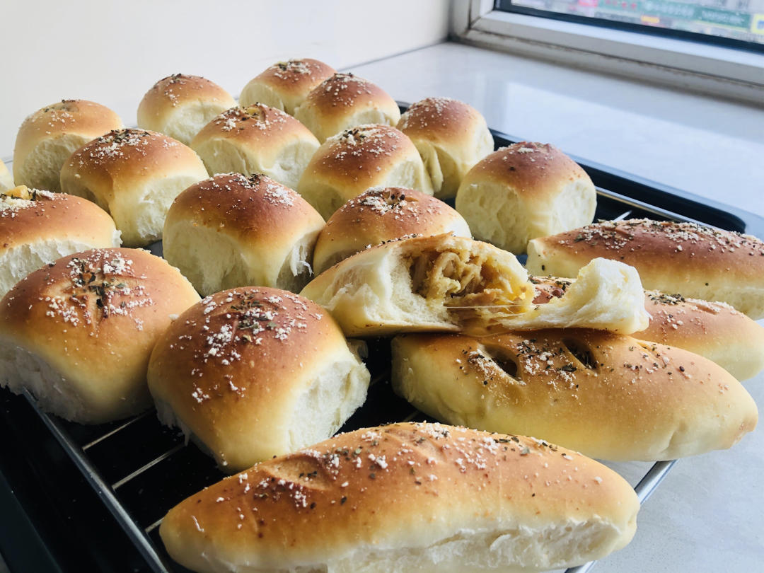 芝士熏鸡面包（万用方子）