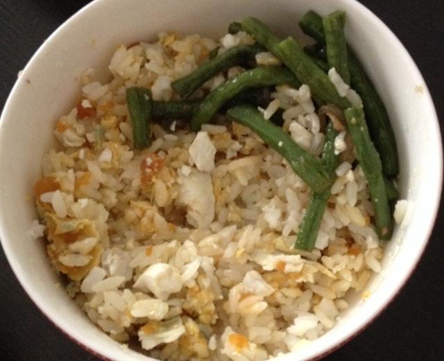 咸鸭蛋米饭的做法