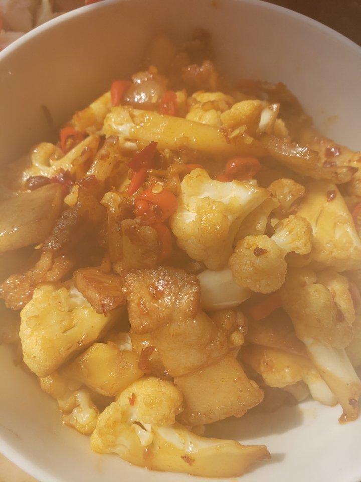 干锅有机花菜