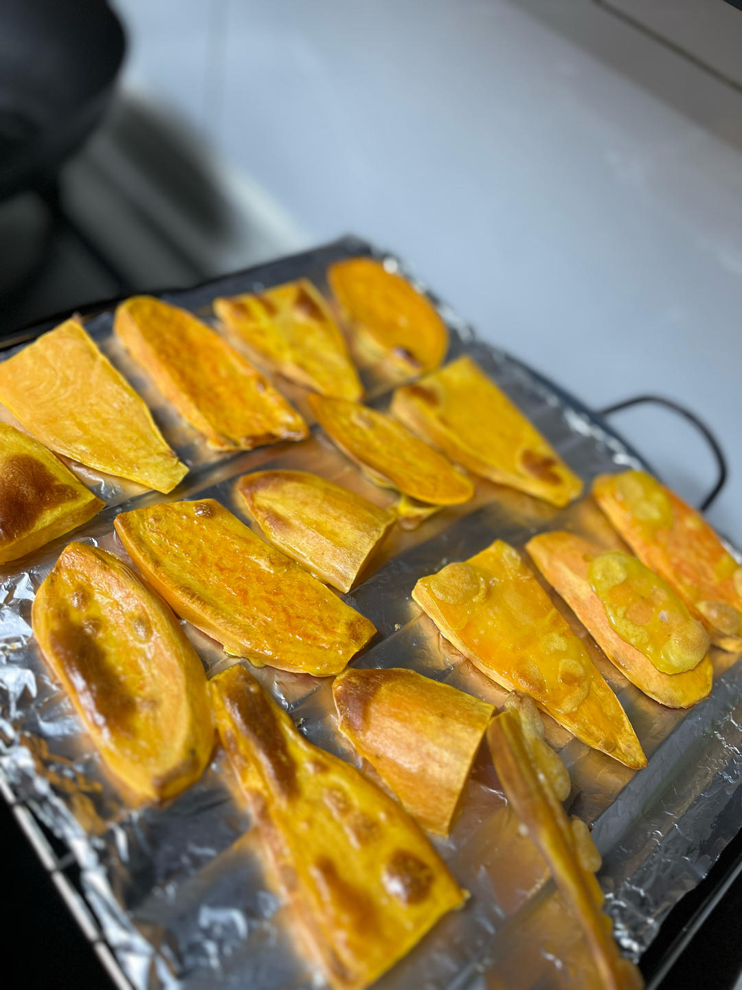 千万不要学我这样烤红薯🍠一盆都不够吃❗️❗️