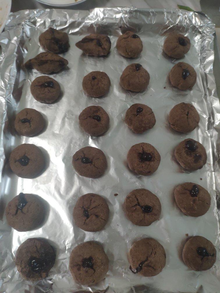 爆浆巧克力饼干