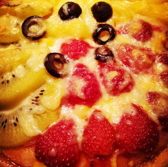水果披萨的做法