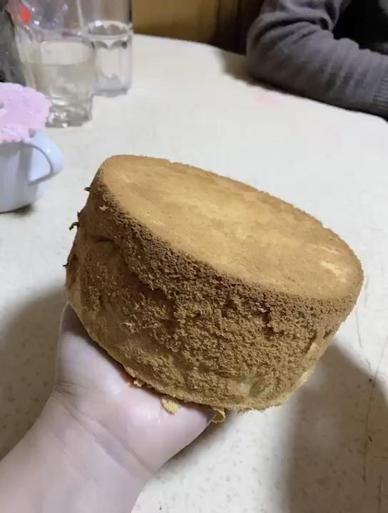 6寸戚风蛋糕胚 不回缩不塌陷0失败