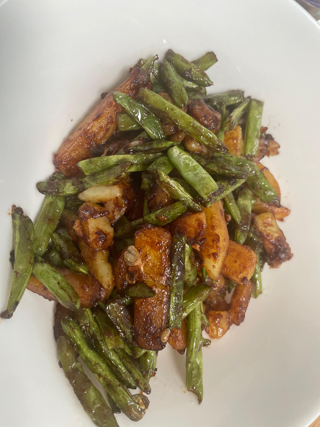 土豆烧豆角