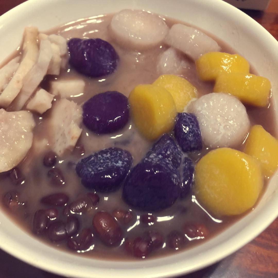 芋圆红豆汤