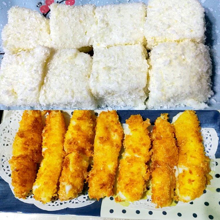 太棒啦！1个方子，做出2道口味一流的甜品！——椰奶小方&炸鲜奶