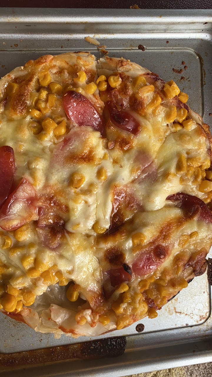 巨好吃的手抓饼披萨