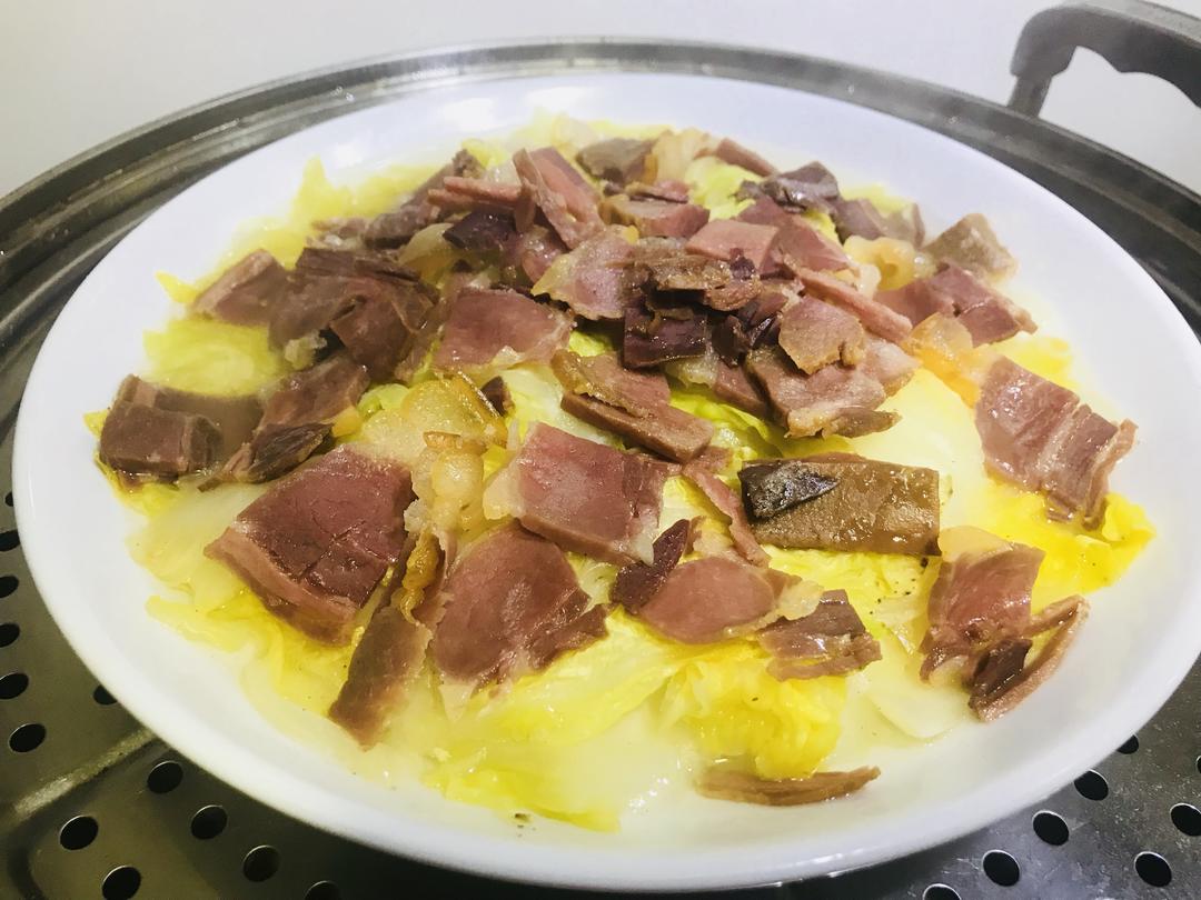 一学就会零失误的云腿蒸白菜