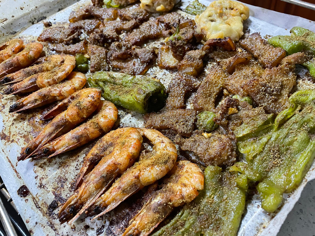 烤肉家庭版（再也不去外面吃烤肉😊😊）