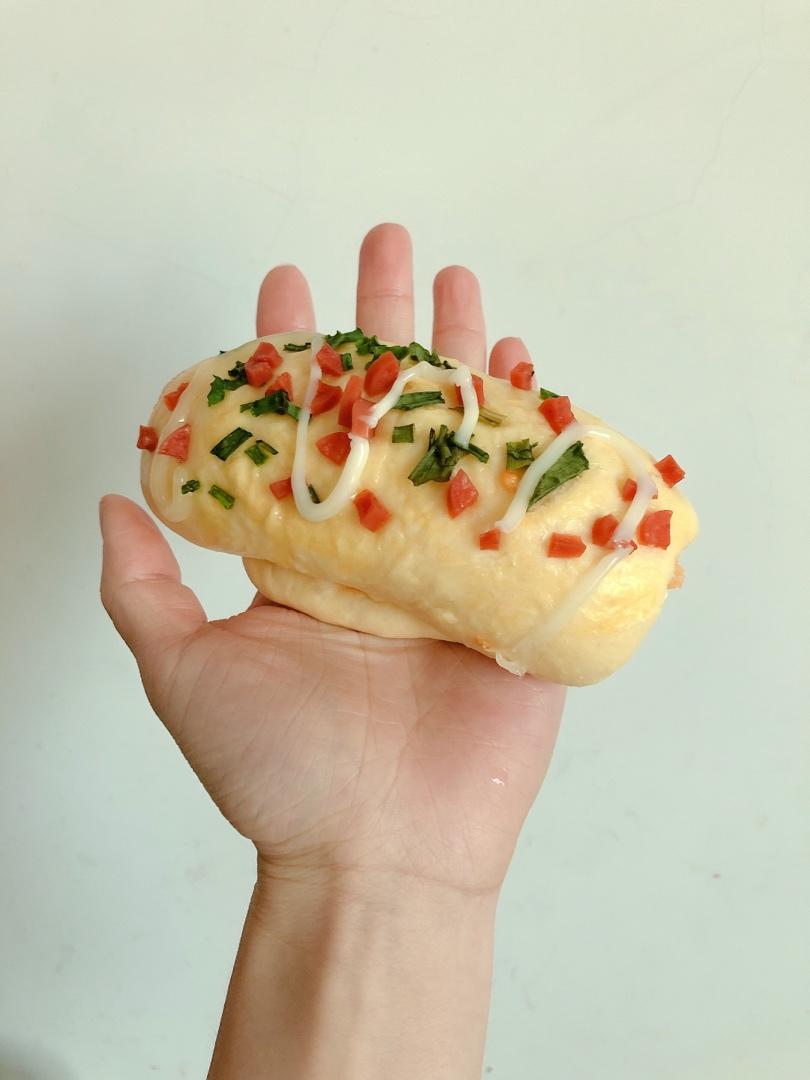 香葱火腿肉松面包