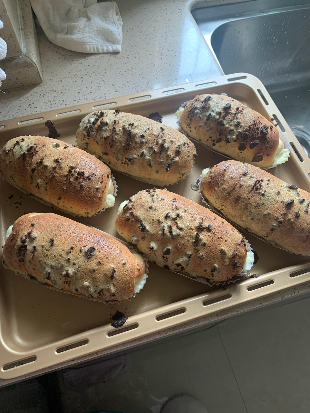 好吃停不下来，奥利奥芝士包