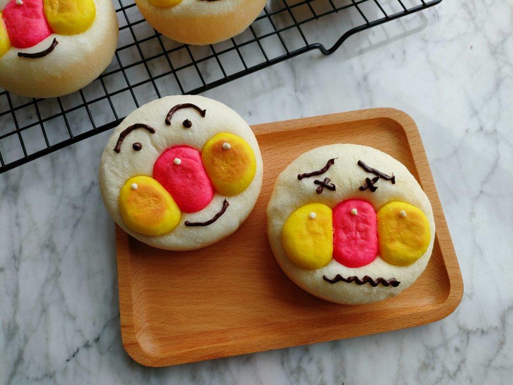 日式红豆面包，面包超人造型，无需模具，开店配方