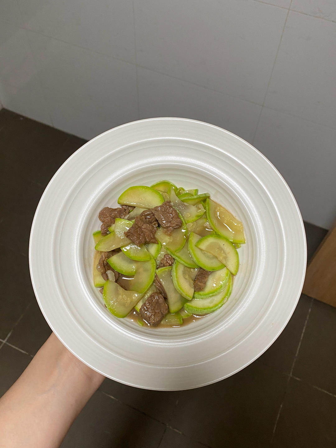 瘦身减脂干净饮食-西葫芦牛肉