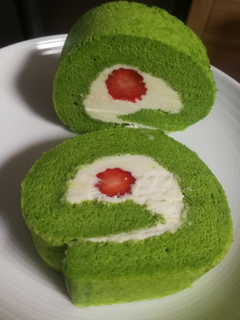 菠菜蛋糕卷（艾叶蛋糕卷)