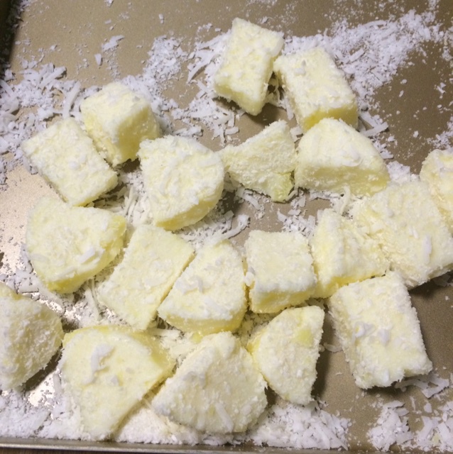 椰子奶糕（附上脆炸鲜奶做法）