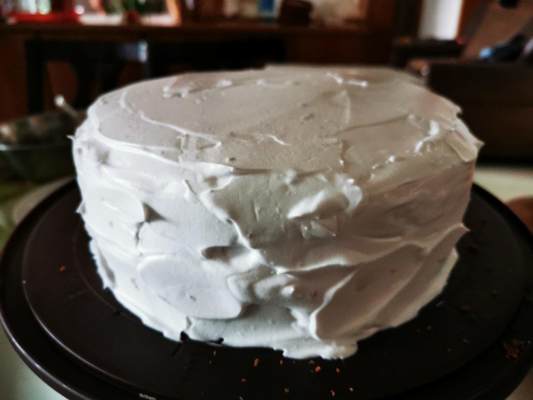 视频菜谱:6寸加高奶油水果蛋糕（适合新手）